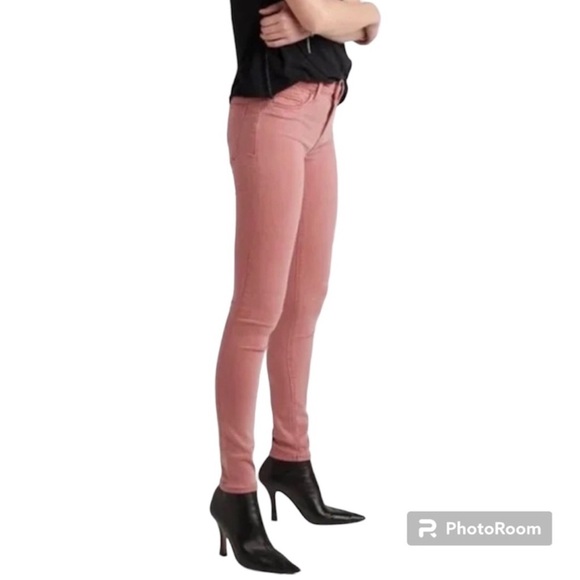 Dusty Pink Hudson Jeans, Sz 29, Nico Style, Midrise Super Skinny - Picture 4 of 14